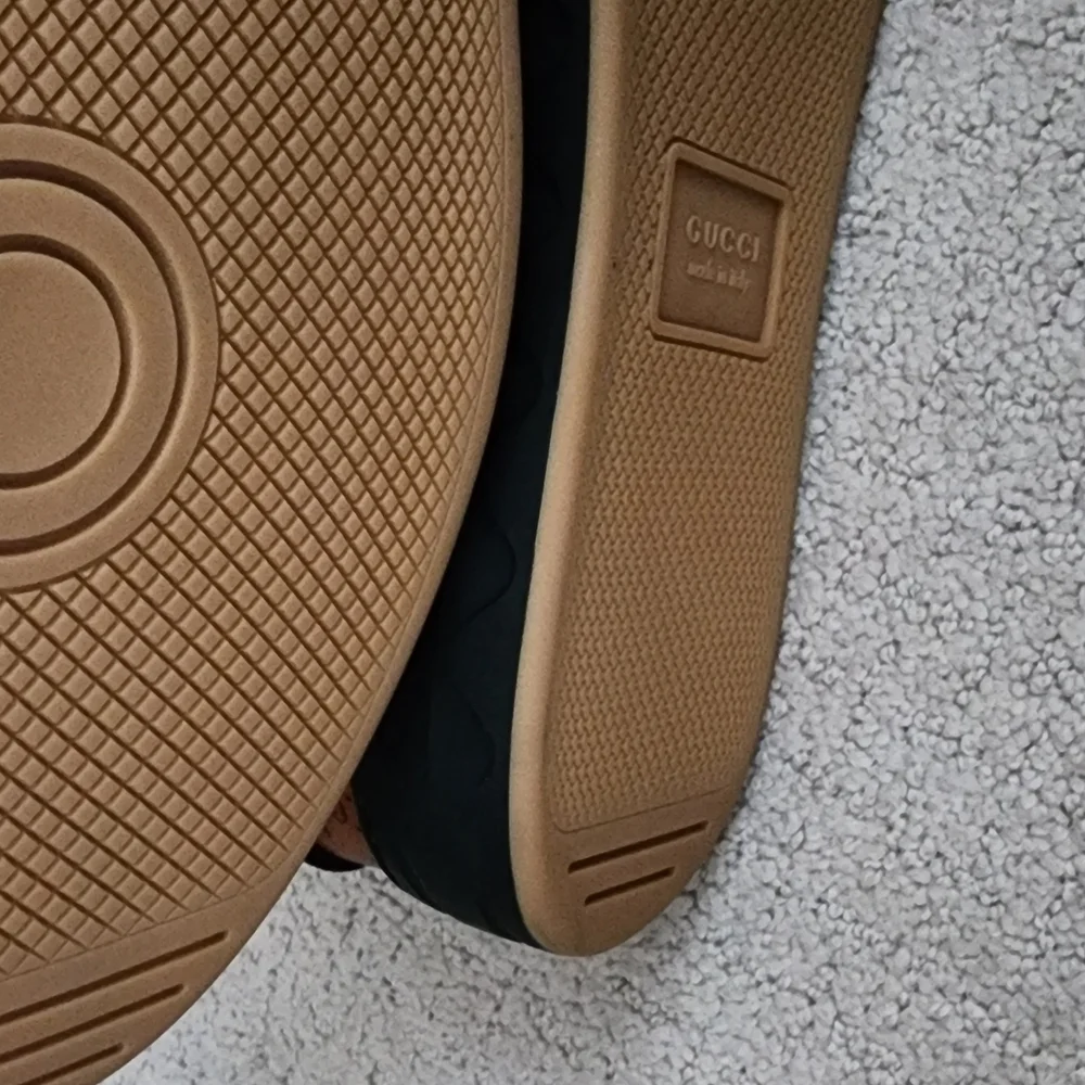 Gucci × Dapper DAN Brown High-Top Sneakers Sz 10.5